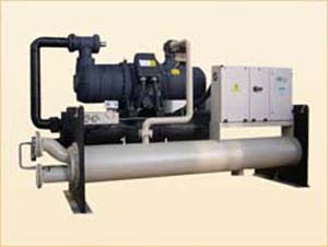 水冷螺桿低溫機(jī)組單機(jī)頭